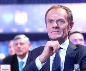 20.11.2019., Zagreb - Prvi dan dvodnevnog 24. izbornog kongresa Europske pucke stranke (EPP) u zagrebackoj Areni. Vise od 2000 sudionika iz 40 zemalja tijekom kongresa izabrat ce novo vodstvo Europske pucke stranke. Donald Tusk. 
Photo: Goran Stanzl/PIXSELL