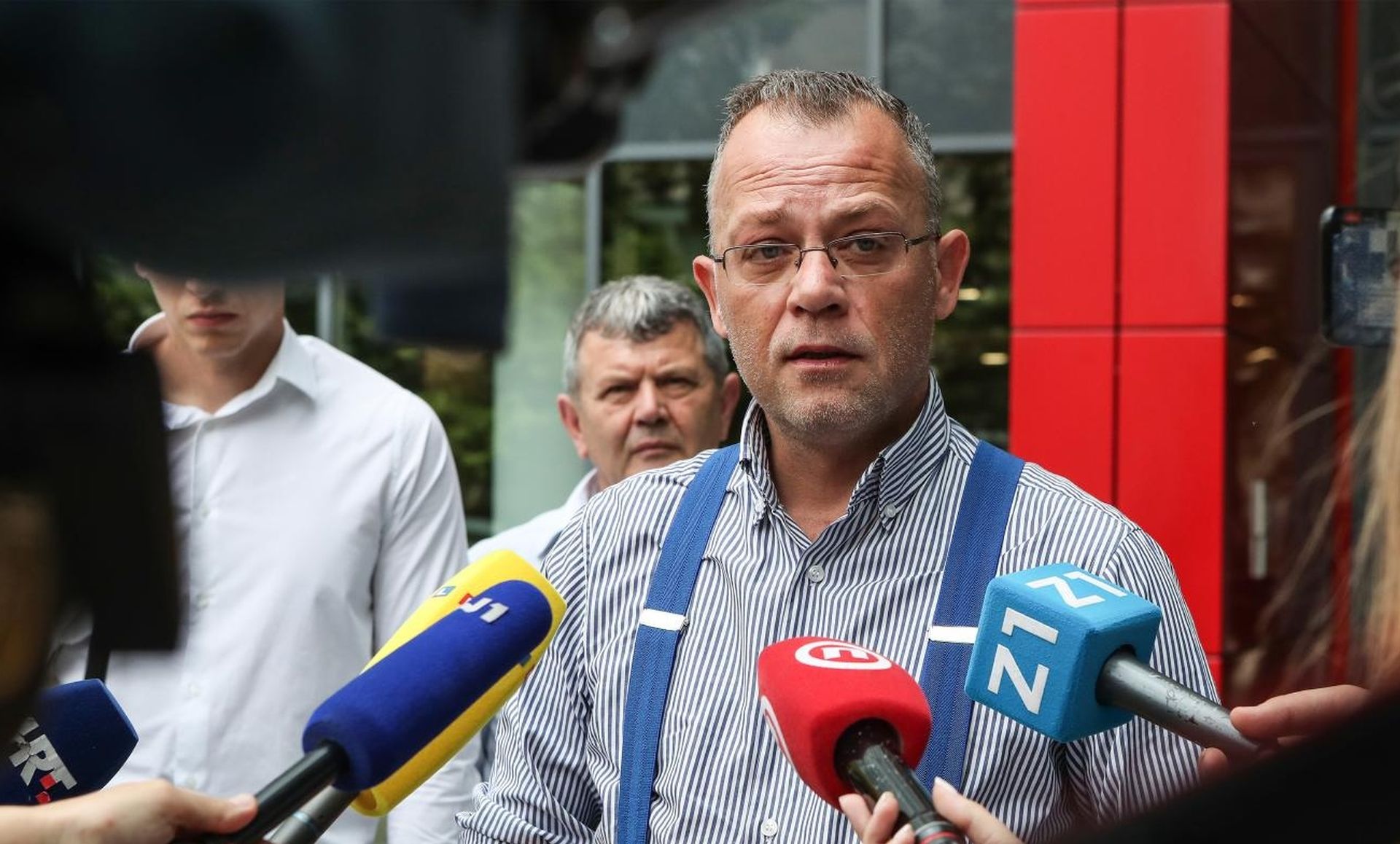 22.07.2019., Zagreb - Zlatko Hasanbegovic dao je izjavu nakon Izbornog sabora Neovisnih za Hrvatsku koji se odrzao u Zagrebtoweru. Photo: Robert Anic/PIXSELL