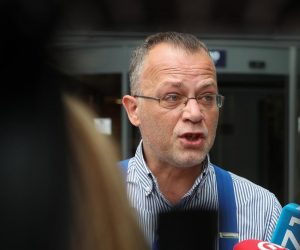 22.07.2019., Zagreb - Zlatko Hasanbegovic dao je izjavu nakon Izbornog sabora Neovisnih za Hrvatsku koji se odrzao u Zagrebtoweru. Photo: Robert Anic/PIXSELL
