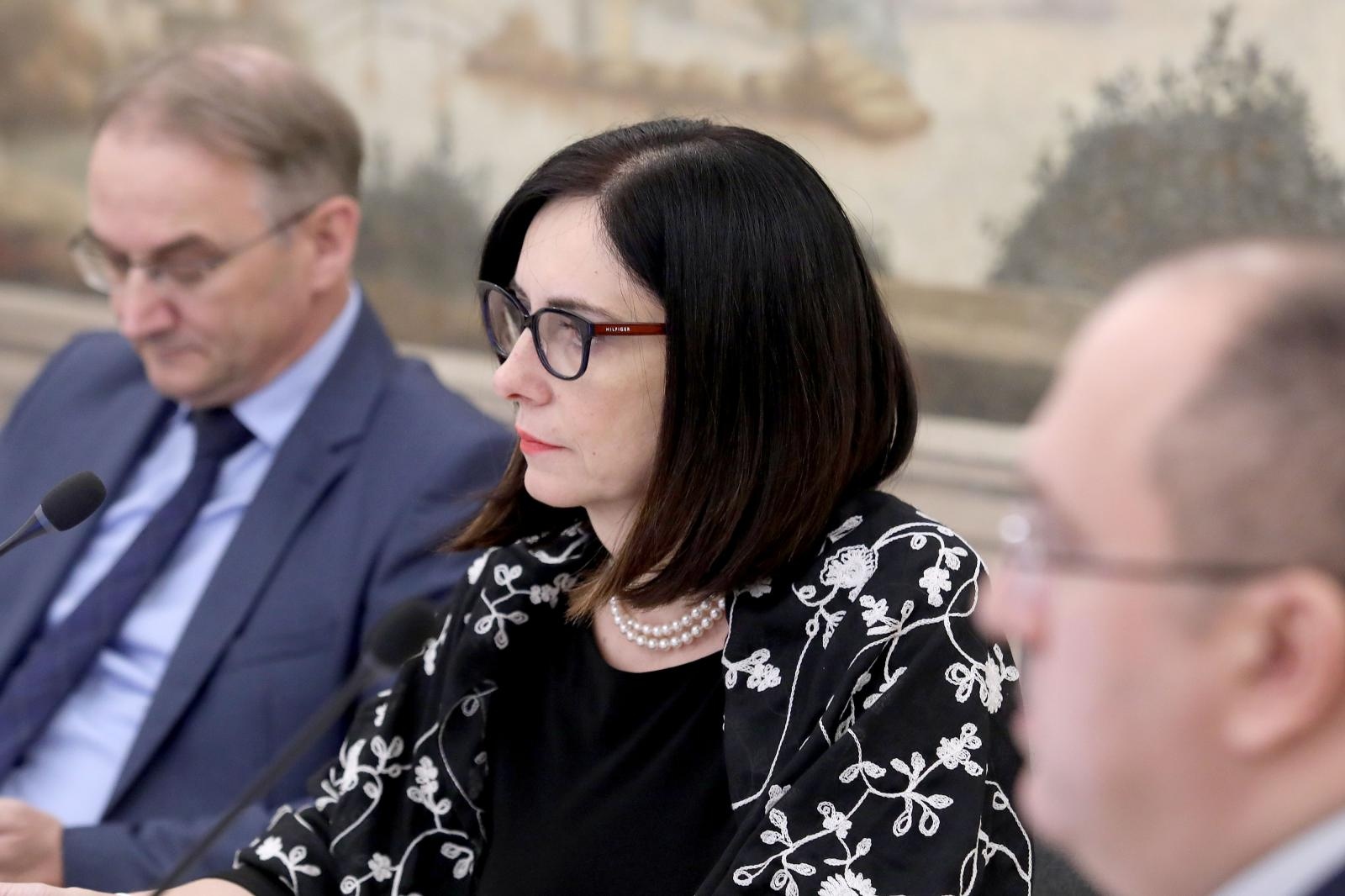 22.11.2019., Zagreb -Vlada RH je na svojoj 191. sjednici, uz ostalo, raspravljala o nacrtu konacnog prijedloga Ovrsnog zakona.
Photo: Patrik Macek/PIXSELL