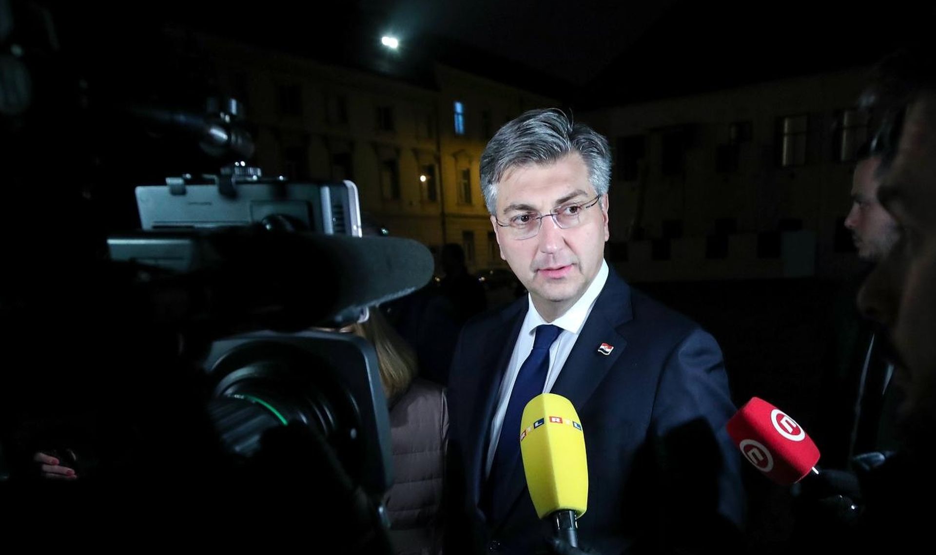 26.11.2019.,  Zagreb - Predsjednik Vlade RH Andrej Plenkovic na izlasku iz zgrade Vlade nakon redovne sjednice. Photo: Igor Kralj/PIXSELL
