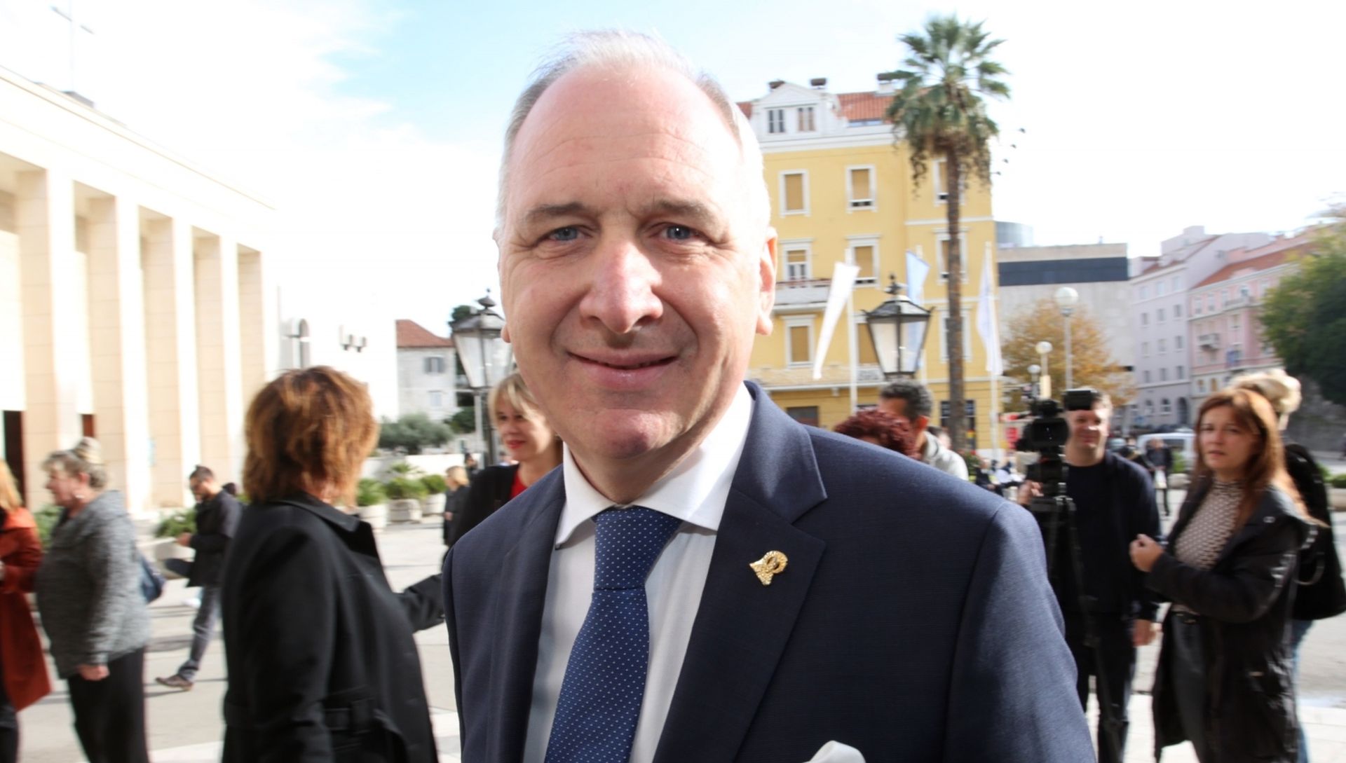 28.11.2019., Split - Svecano obiljezavanje 70 godina Ustanove DES, ustanove za zaposljavanje, rad i profesionalnu rehabilitaciju osoba s invaliditetom Split, pod pokroviteljsvom Predsjednice Republike Kolinde Grabar Kitarovic i Vlade Republike Hrvatske. Gradonacelnik Andro Krstulovic Opara.

 Photo: Miranda Cikotic/PIXSELL