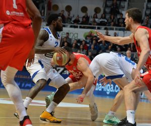 Zadar, 15.12.2019  - Utakmica 11. kola ABA lige izmedu Zadra i Crvene Zvezde. Na slici Allen Byron.
foto HINA/ ds