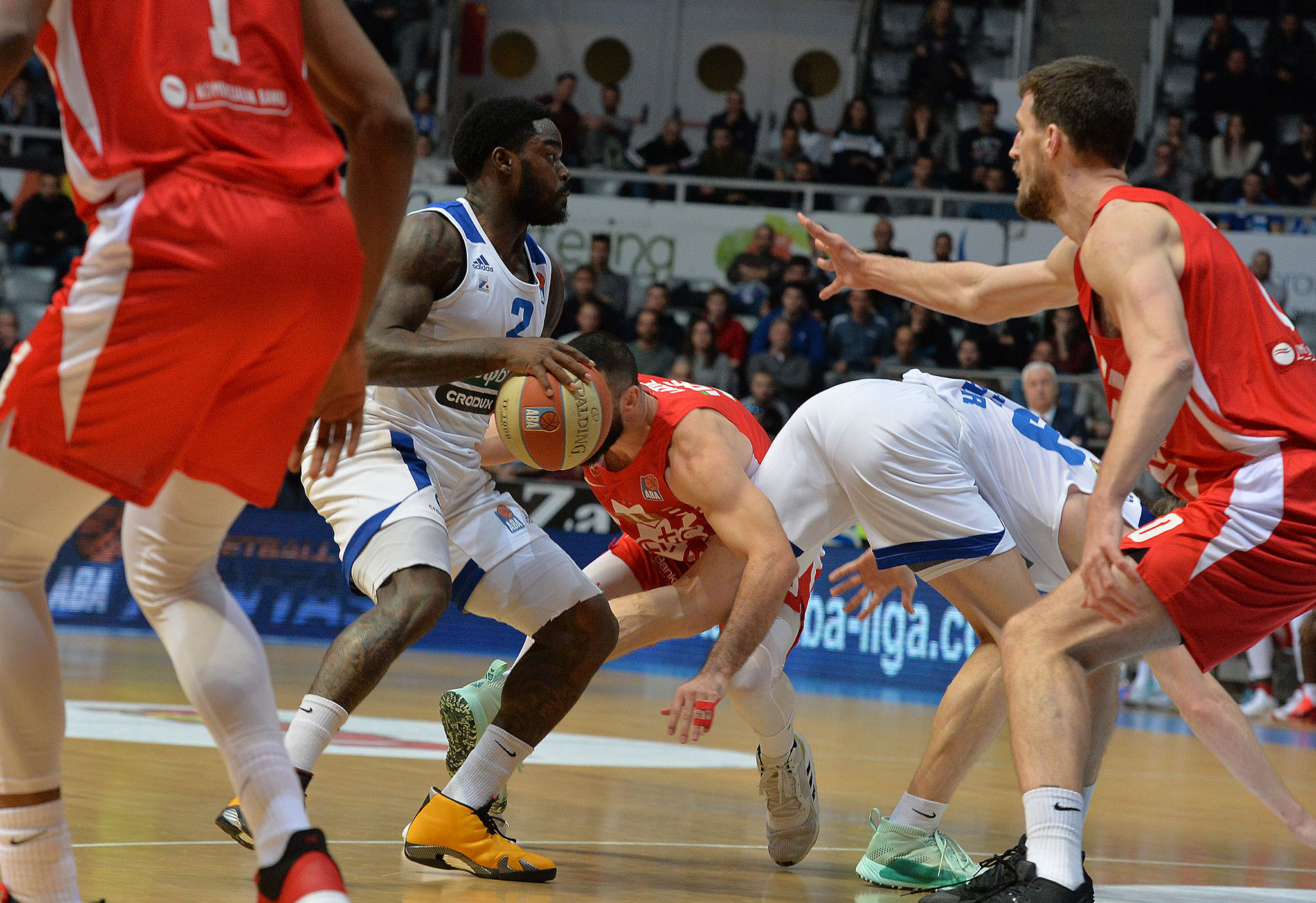 Zadar, 15.12.2019  - Utakmica 11. kola ABA lige izmedu Zadra i Crvene Zvezde. Na slici Allen Byron.
foto HINA/ ds