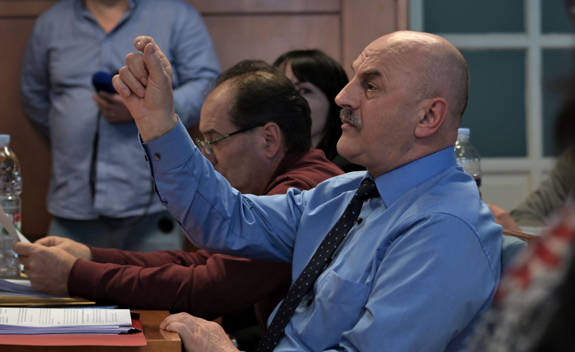 Gospić, 23.12.2019. - Sjednica Gradskog vijeća Gospića. Na fotografiji Karlo Starčević, gradonačelnik Gospića.
foto HINA/ Mladen VOLARIĆ/ ml