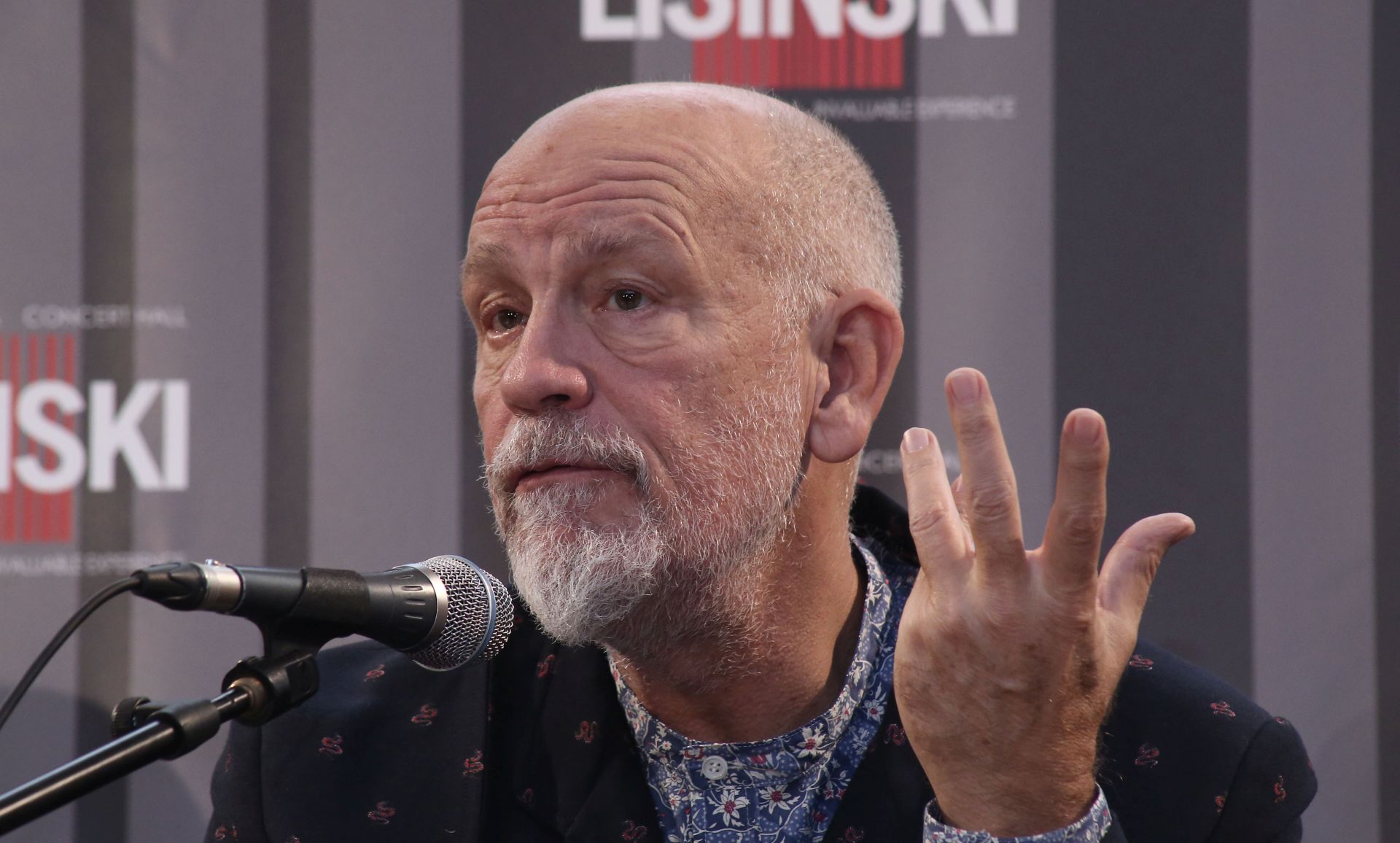 Zagreb, 6.10.2017 - Na konferenciji za novinare najavlien je  prvi koncert iz ciklusa Lisinski subotom ,na kojemu će kao pripovjedač nastupiti proslavljeni američki glumac John Malkovich. Na slici John Malkovich.
foto HINA/ Tomislav PAVLEK /tp