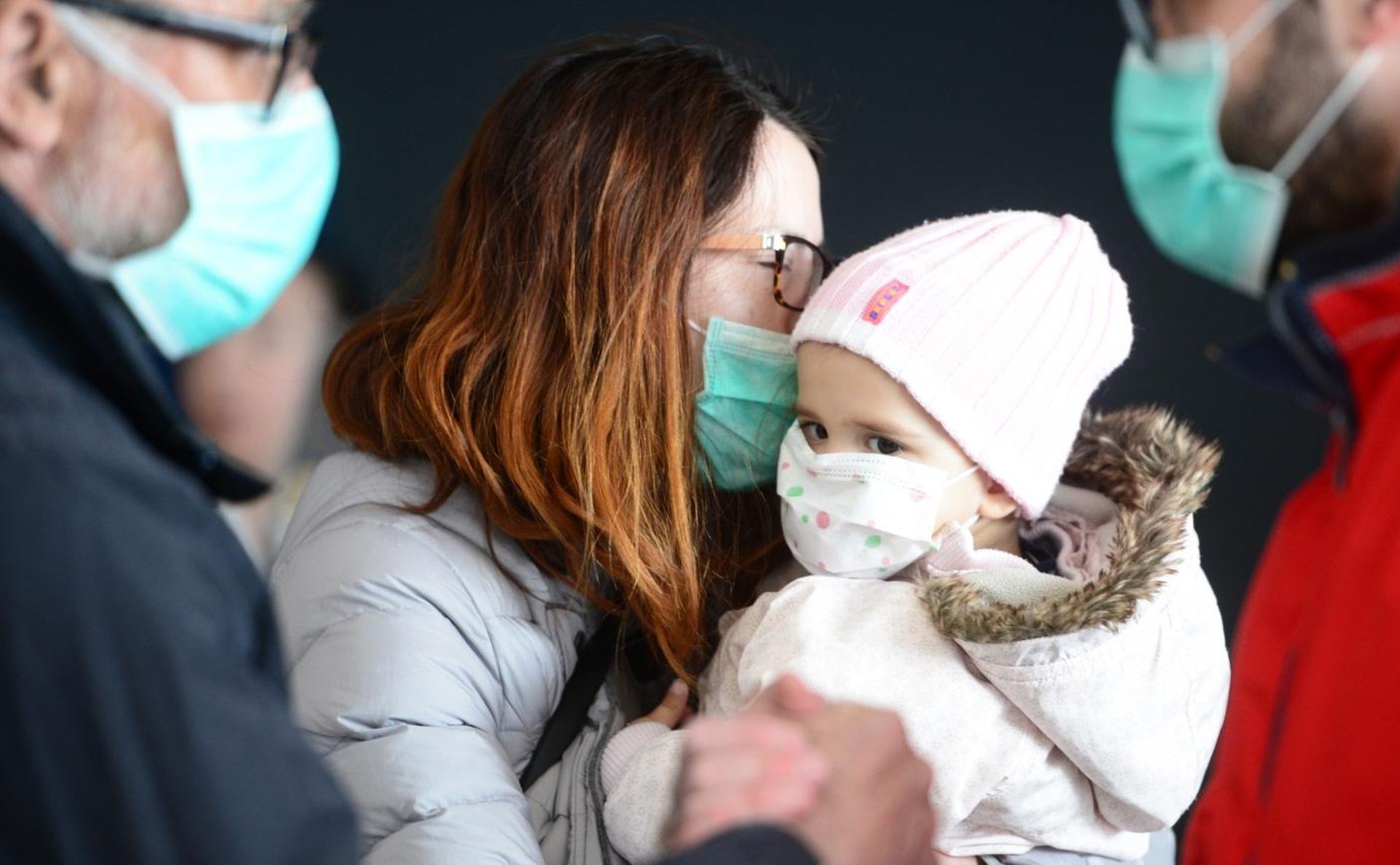 02.04.2019., Zagreb - Mila Roncevic u pratnji roditelja Sanje i Marina Roncevica odlazi iz Medjunarodne Zracne luke dr. Franjo Tudjman u SAD gdje ce ju u Philadelphiji docekati medicinski tim bolnice Children's Hospital of Philadelphia. Photo: Marko Prpic/PIXSELL