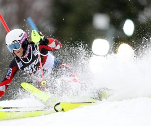 03.01.2018., Zagreb - Prva voznja zenskog slaloma Audi FIS Svjetskog skijaskog kupa Snow Queen Trophy. Leona Popovic. Photo: Slavko Midzor/PIXSELL