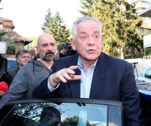 04.04.2019., Kozarceva, Zagreb - Ivo Sanader pravomocno je nakon razmatranja Vrhovnog suda osudjen na 6 godina zatvora u slucaju Planinska.
Photo: Robert Anic/PIXSELL