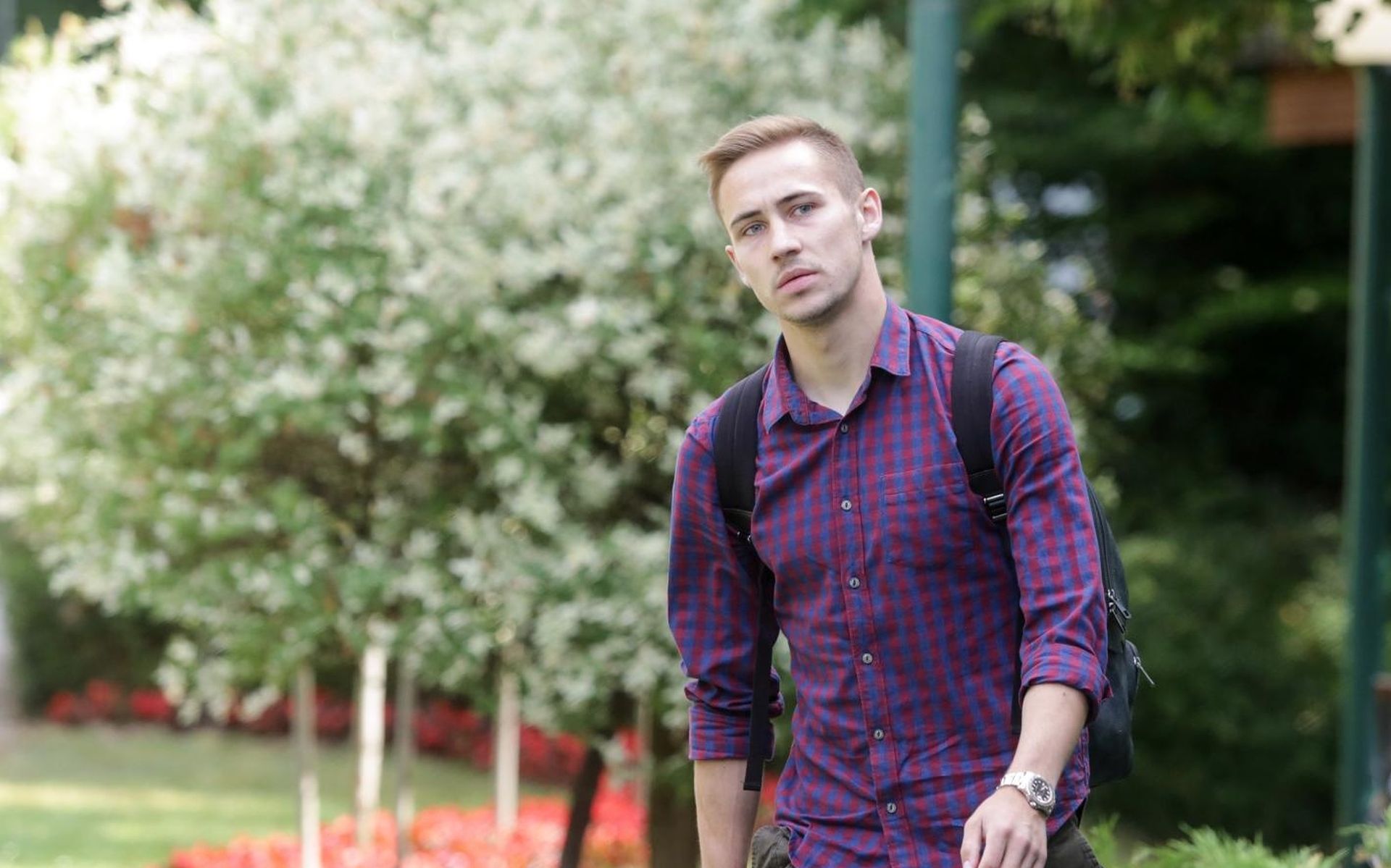 05.06.2017., Zagreb - Okupljanje hrvatske nogometne reprezentacije u hotelu As povodom kvalifikacijske utakmice za Svjetsko prventvo protiv Islanda. Marko Rog. 
Photo: Luka Stanzl/PIXSELL