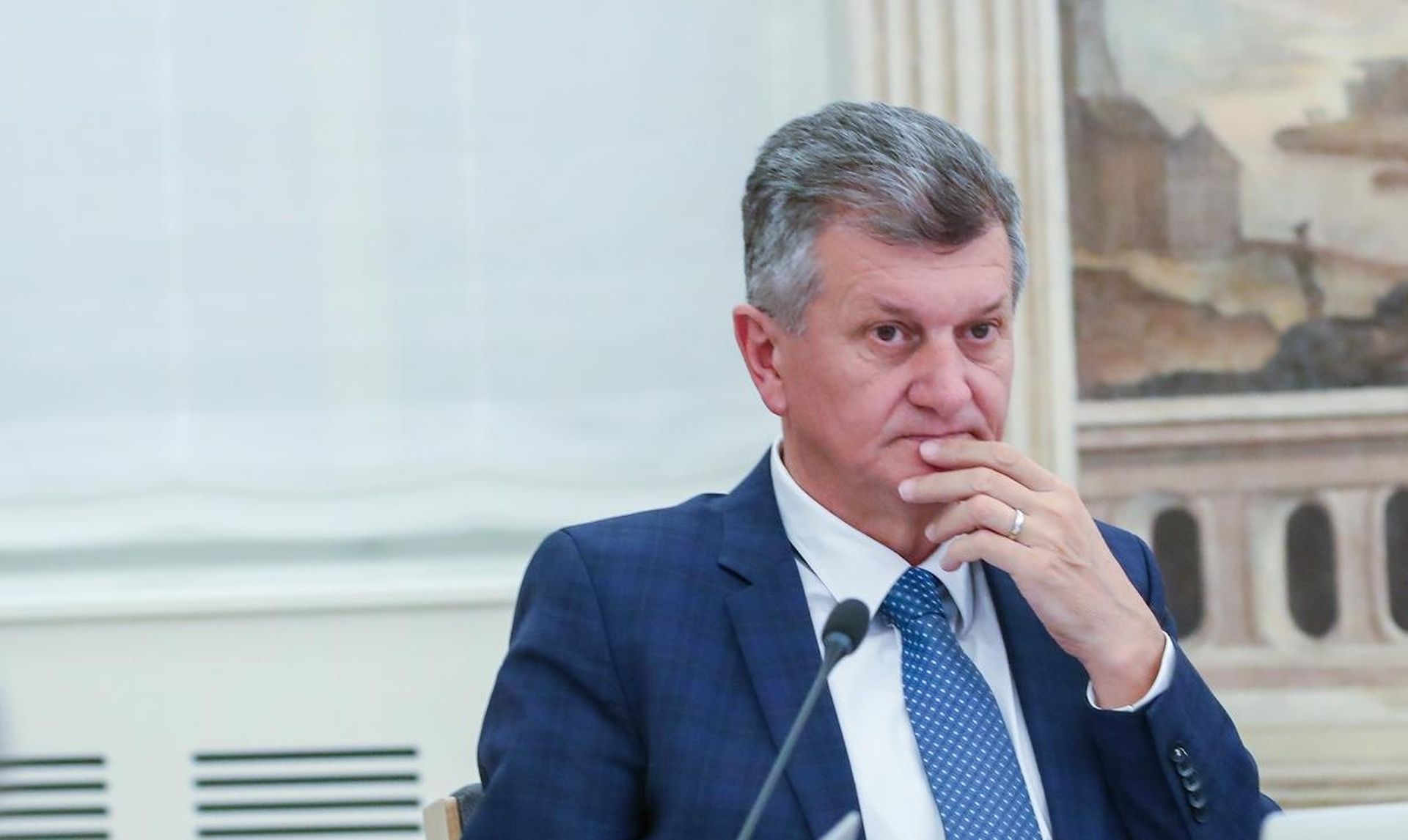 05.12.2019., Zagreb - U Banskim dvorima odrzana je 195. sjednica Vlade. Milan Kujundzic, ministar zdravstva Photo: Luka Stanzl/PIXSELL