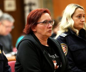 06.12.2019.,Varazdin,
Nastavak sudjenja Smiljani Srnec za ubojstvo sestre Jasmine 
Photo: Zeljko Hladika/24sata/PIXSELL