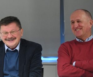 06.12.2019., Zagreb - Predsjednik Velikog vijeca Nezavisnog sindikata znanosti i visokog obrazovanja Igor Radeka, glavni tajnik Vilim Ribic i Matija Kroflin odrzali su konferenciju za medije na temu osvrta povodom zavrsenog strajka. 
Photo: Marko Lukunic/PIXSELL