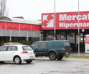 07.11.2014., Karlovac - Prostor nekadasnjeg trgovackog centra Mercator na Baniji je u vlasnistvu Konzuma.
Photo: Kristina Stedul Fabac/PIXSELL