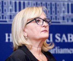 09.10.2019., Zagreb - U Saboru je odrzana konferencija za medije Mosta nezavisnih lista na temu "Doslo je vrijeme da napokon kazemo dosta! Razlozi za opoziv ministra zdravstva samo se gomilaju!". Ines Strenja. Photo: Patrik Macek/PIXSELL