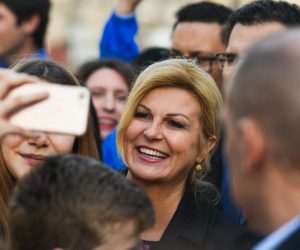 09.12.2019., Benkovac - Kandidatkinja za predsjednicu Hrvatske, Kolinda Grabar Kitarovic posjetila je Benkovac u sklopu predsjednicke kampanje.  Photo: Marko Dimic/PIXSELL
