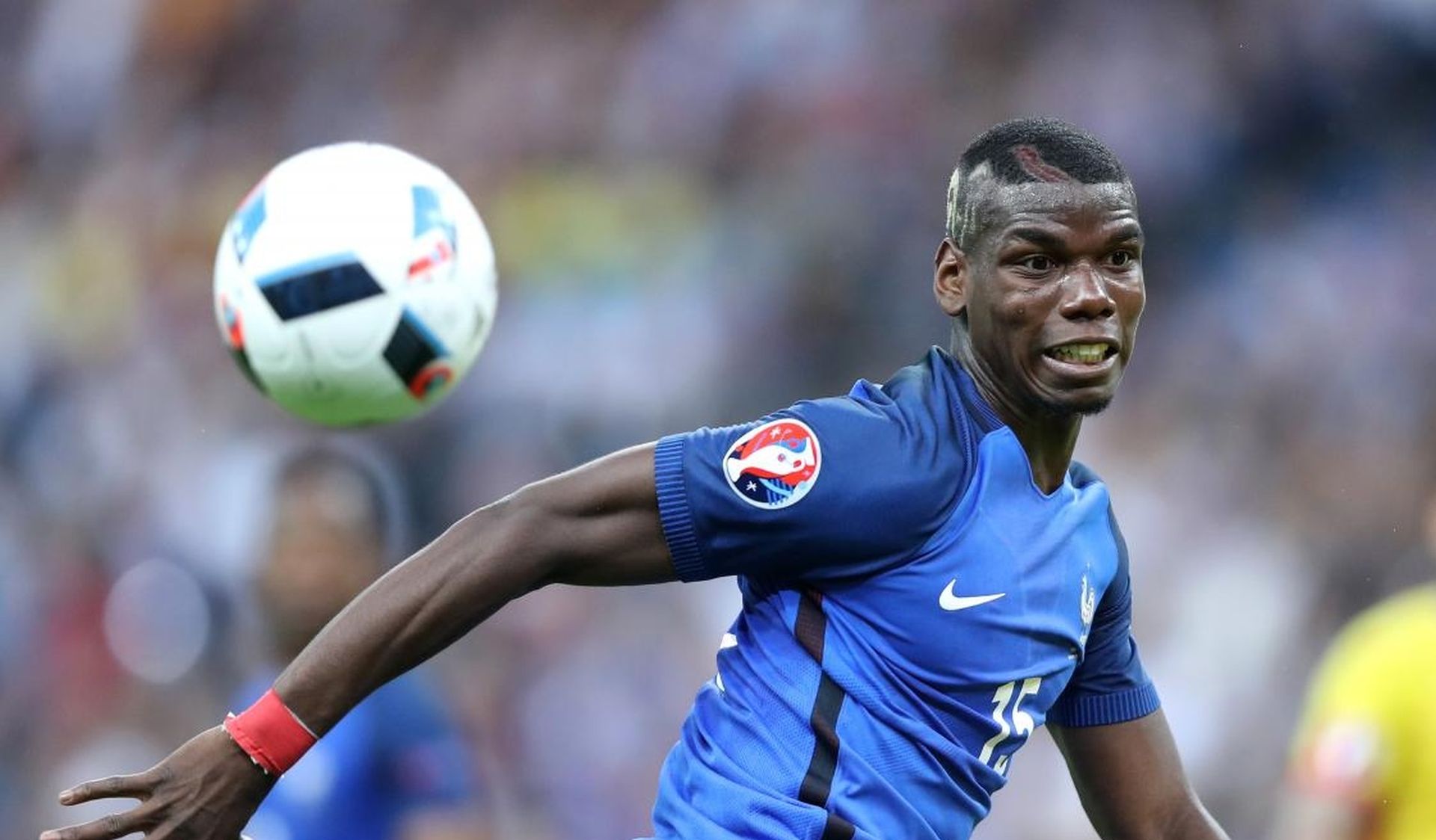 10.06.2016., stadion Stade de France, Pariz, Francuska - Europsko nogometno prvenstvo EURO 2016., skupina A, 1. kolo, Francuska Rumunjska. Paul Pogba. Photo: Sanjin Strukic/PIXSELL