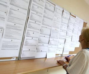 10.07.2018., Sibenik - Oglasi na Hrvatskom zavodu za zaposljavanje.

Photo: Dusko Jaramaz/PIXSELL
