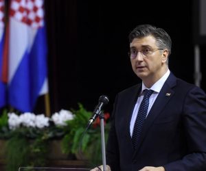 10.12.2019., Zagreb - Povodom 20. godisnjice smrti prvog hrvatskog predsjednika dr. Franje Tudjmana u organizaciji Ministarstva obrane i Hrvatske vojske na Hrvatskom vojnom ucilistu Dr. Franjo Tudjman odrzao se okrugli stol na temu Dr. Franjo Tudjman vrhovni zapovjednik i drzavnik. Predsjednik Vlade Andrej Plenkovic
Photo: Marko Lukunic/PIXSELL