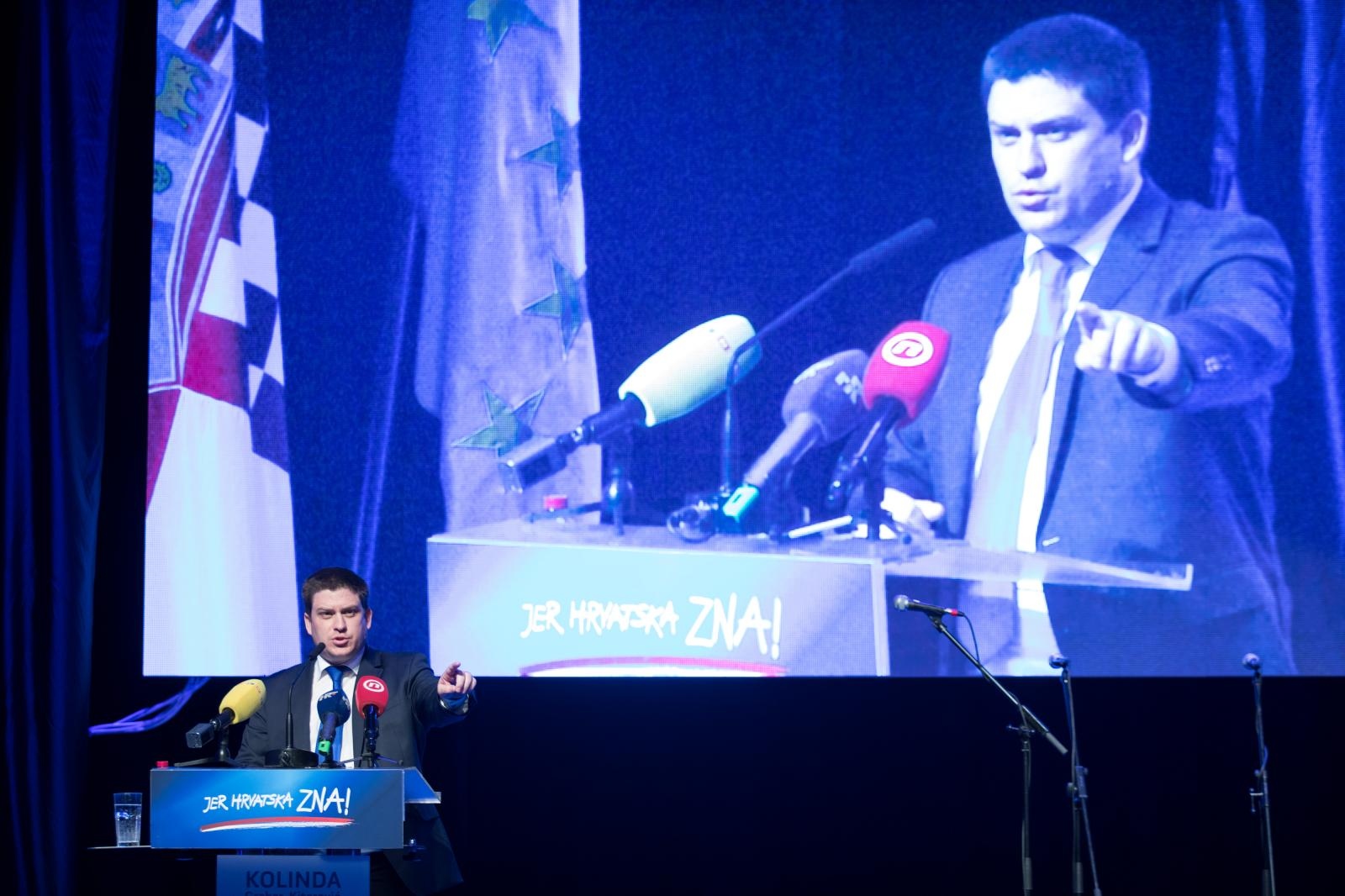 11.12.2019.., Rijeka - Kolinda Grabar- Kitarovic odrzala je sredisnji predizborni skup za Primorsko-goransku zupaniju. Photo: Nel Pavletic/PIXSELL