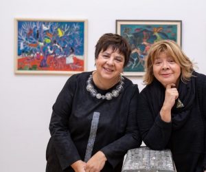 12.12.2019., Umjetnicka galerija Dubrovnik, Dubrovnik - Sestre Brigita i Dolores MAsle, kceri poznatog dubrovackog slikara Antuna Masle uoci izlozbe povodom 100 godina od rodjenja umjetnika.
Photo: Grgo Jelavic/PIXSELL