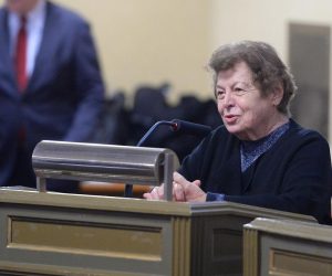 14.11.2019., Zagreb - U Stara gradskoj vijecnici predstavljena je  monografija 100 godina pulmologije i 10 godina imunologije. Ana Stavljenic Rukavina. Photo: Marko Prpic/PIXSELL