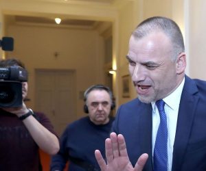 Zagreb: Sjednica Odbora za unutarnju politiku i nacionalnu sigurnost o postupanju SOA-e 15.01.2019., Zagreb - U Saboru je odrzana 47. zatvorena sjednica Odbora za unutarnju politiku i nacionalnu sigurnost na kojoj se raspravljao o postupanju Sigurnosno obavijestajne agencije prema Mati Radeljicu. 
Ravnatelj SOA-e Daniel Markic. Photo: Patrik Macek/PIXSELL