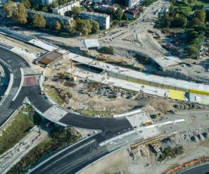16.10.2019.,Zagreb -  Radovi na rekonstrukciji remetineckog rotora. Photo: Antonio Bronic/PIXSELL