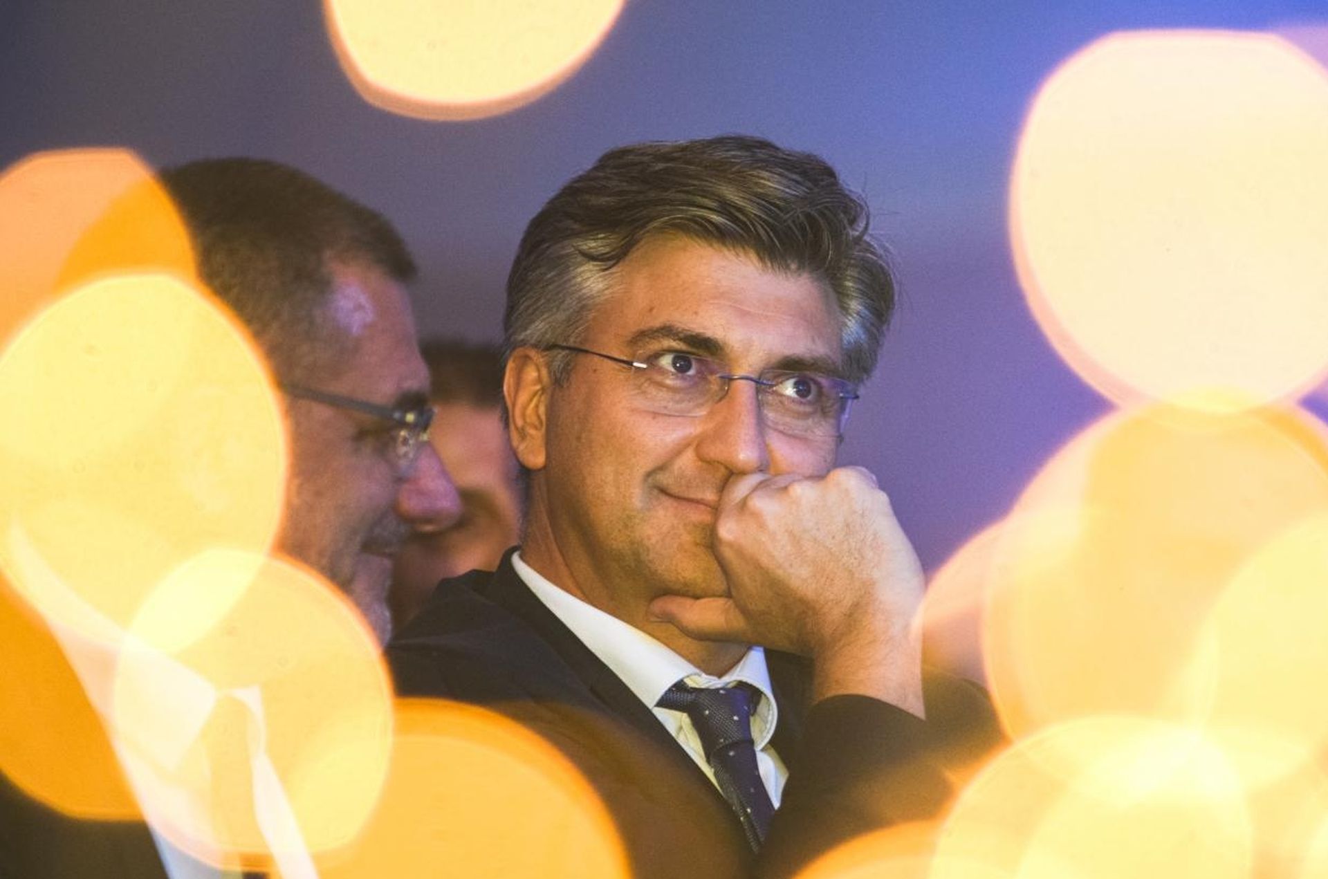 17.12.2019., Zadar - Obiljezeno 30. godina od osnutka HDZ a. Skupu je prisustvovao i premijer Andrej Plenkovic. Joso Nekic, Andrej Plenkovic, Bozidar Kalmeta   Photo: Marko Dimic/PIXSELL