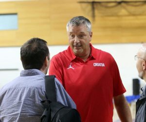 Hrvatska košarkaška reprezentacija u prijateljskoj utakmici svladala BiH sa 88:75 22.06.2018., dvorana Marino Cvetkovic, Opatija -  Opatija - Prijateljska utakmica uoci kvalifikacija za Svjetsko prvenstvo, Hrvatska - Bosna i Hercegovina. Toni Kukoc. 

Photo: Goran Kovacic/PIXSELL