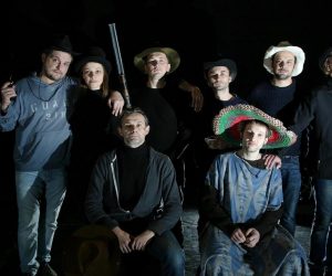24.01.2018., Zagreb - Ekipa predstave Kauboji u Teatru EXIT. 
Photo: Zarko Basic/PIXSELL