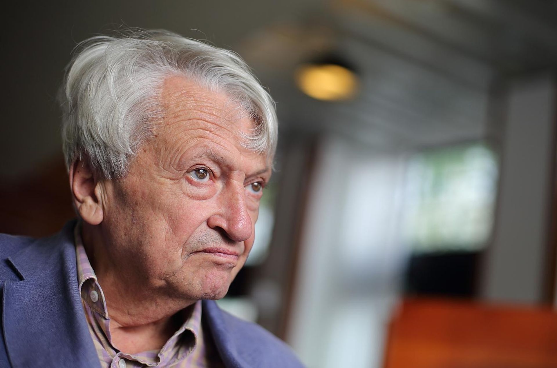 28.08.2013., Zagreb - Predrag Matvejevic, akademik, knjizevnik i publicist. Photo: Jurica Galoic/PIXSELL