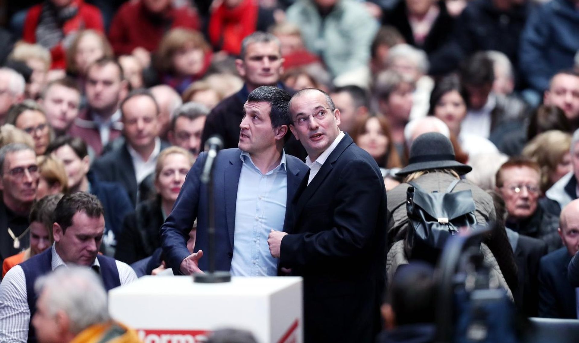29.12.2019. Zagreb - Predizborni skup predsjednickog kandidata Zorana Milanovica u Bocarskom domu.Orsat Miljenic
Photo: Igor Soban/PIXSELL
