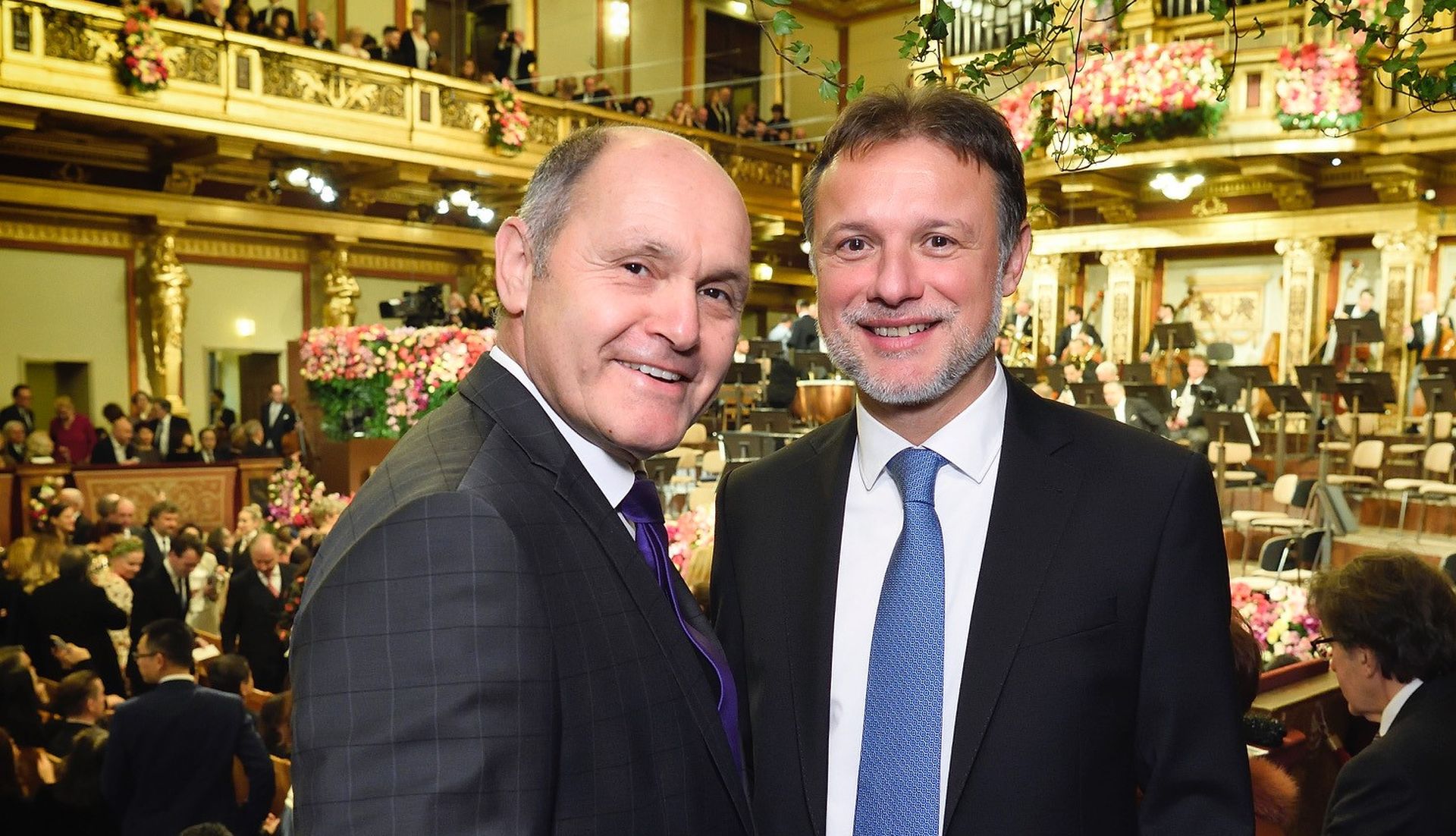 Beč, 1.1.2020. - Predsjednik Sabora Gordan Jandroković sastao se u Beču s austrijskim kolegom Wolfgangom Sobotkom.
foto HINA/ Hrvatski sabor/ Austrijski parlament/ ml
