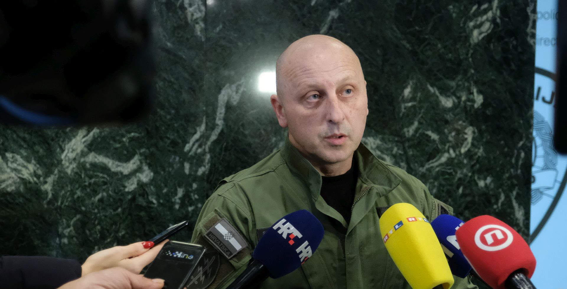 Zagreb, 20.01.2020. - Zapovjednik Zapovjedništva specijalne policije Alen Klabot dao je kratku izjavu za medije u Ravnateljstvu policije.
Na fotografiji Alen Klabot.
foto HINA/ Edvard ŠUŠAK/ es