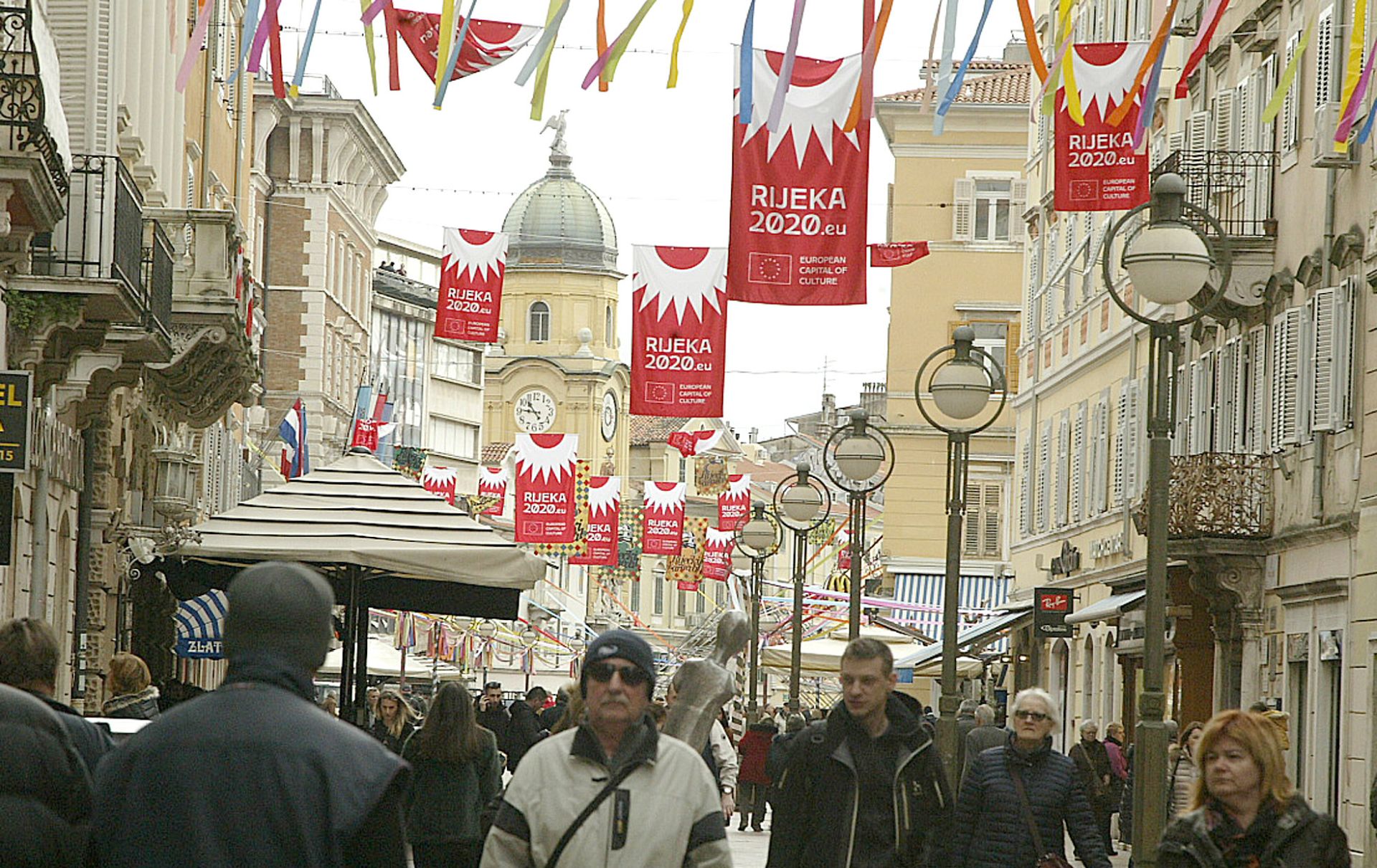 Rijeka,31.01.2020.- Rijeka i svi rijeèani  kao i  mnogi gosti  koji stiu u Rijeku u ièekivanju su poèetka otvatanja EPK Rijeka prijestolnica kulture 2020.