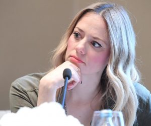 02.06.2019., Zagreb - Konferencija za medije  inicijative Spasi me, organizatorice Jelene Veljace, te predstavljanje fonda za pomoc zlostavljanim zenama. Jelena Veljaca
Photo: Marko Lukunic/PIXSELL