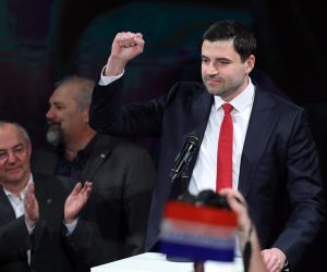 05.01.2020., Zagreb - Izborni stozer predsjednickog kandidata Zorana Milanovica u Tvornici kulture tijekom cekanja rezultata na izborima za predsjednika Republike Hrvatske. Davor Bernardic Photo: Jurica Galoic/PIXSELL