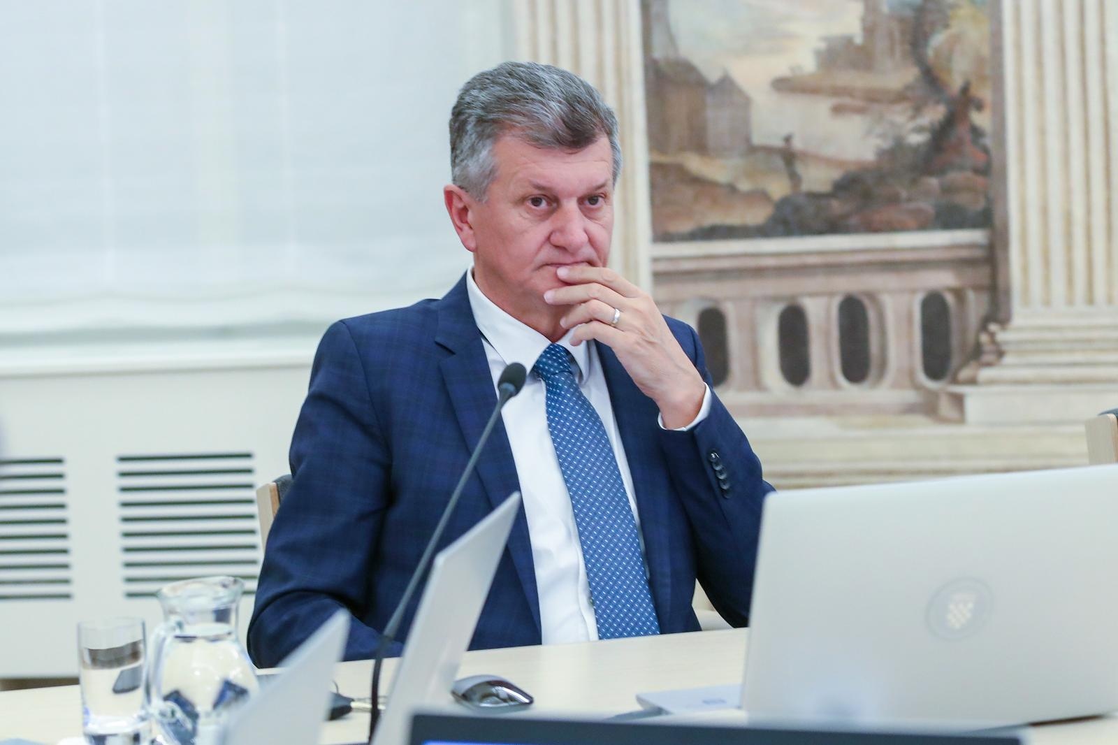 05.12.2019., Zagreb - U Banskim dvorima odrzana je 195. sjednica Vlade. Milan Kujundzic, ministar zdravstva Photo: Luka Stanzl/PIXSELL