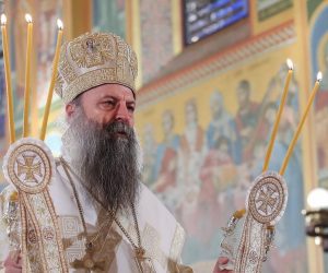 07.01.2020.,  Zagreb - U hramu Preobrazenja gospodnjeg odrzala se Arhijerejska liturgija povodom proslave Bozica, a predvodio ju je metropolit zagrebacko - ljubljanski Porfirije Peric. 
Photo: Luka Stanzl/PIXSELL