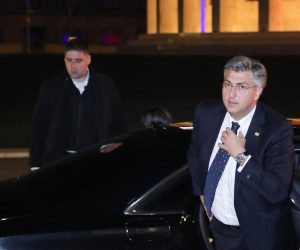 07.01.2020., Zagreb - U sredisnjici HDZ-a na Trgu zrtava fasizma odrzana je zajednicka sjednica Predsjednistva i Nacionalnog vijeca Hrvatske demokratske zajednice. Andrej Plenkovic. 
Photo: Tomislav Miletic/PIXSELL