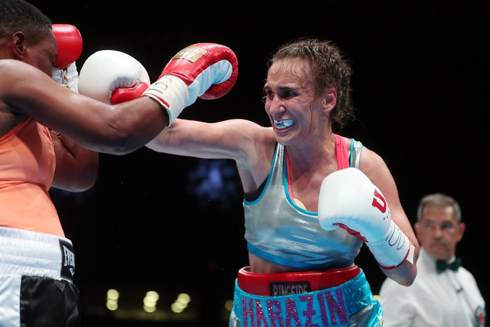 08.09.2018., Zagreb - Fight night Zagreb, borba za IBO naslov prvakinje svijeta u srednjoj kategoriji na 10 rundi: Ivana Habazin (CRO) – Gifty Amanua Ankrah (GAN). Photo: Igor Kralj/PIXSELL