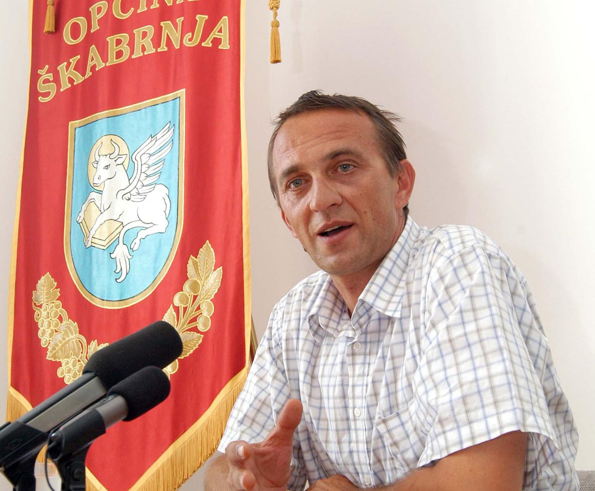 20.10.2008., Zadar - Nediljko Bubnjar, nacelnik opcine Skabrnja.
Photo: Dino Stanin/Vecernji list