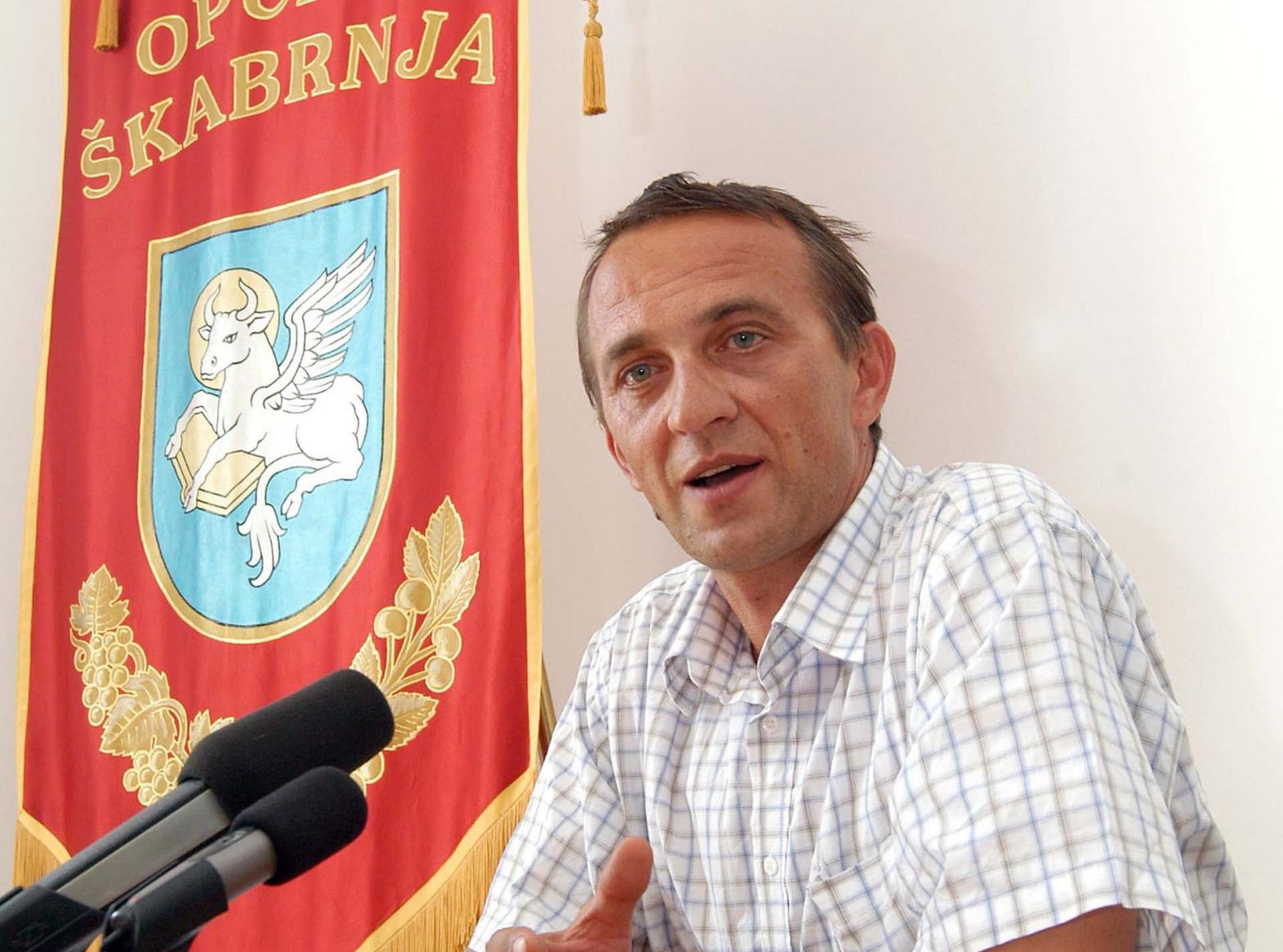20.10.2008., Zadar - Nediljko Bubnjar, nacelnik opcine Skabrnja.
Photo: Dino Stanin/Vecernji list