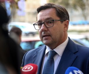 09.10.2019., Trg zrtava fasizma, Zagreb - Zajednicka sjednica Predsjednistva i Nacionalnog vijeca HDZ-a. Andrija Mikulic. 
Photo: Marin Tironi/PIXSELL