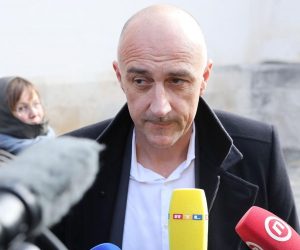 10.12.2019., Zagreb - Ivan Vrdoljak i Milorad Batinic dolaze u Banske dvore na sastanak s premijerom Plenkovicem koji ce se odrzati prije sastanka vladajuce koalicije a na kojem bi trebali rijesiti sporna pitanja dvije stranke.
Photo: Patrik Macek/PIXSELL