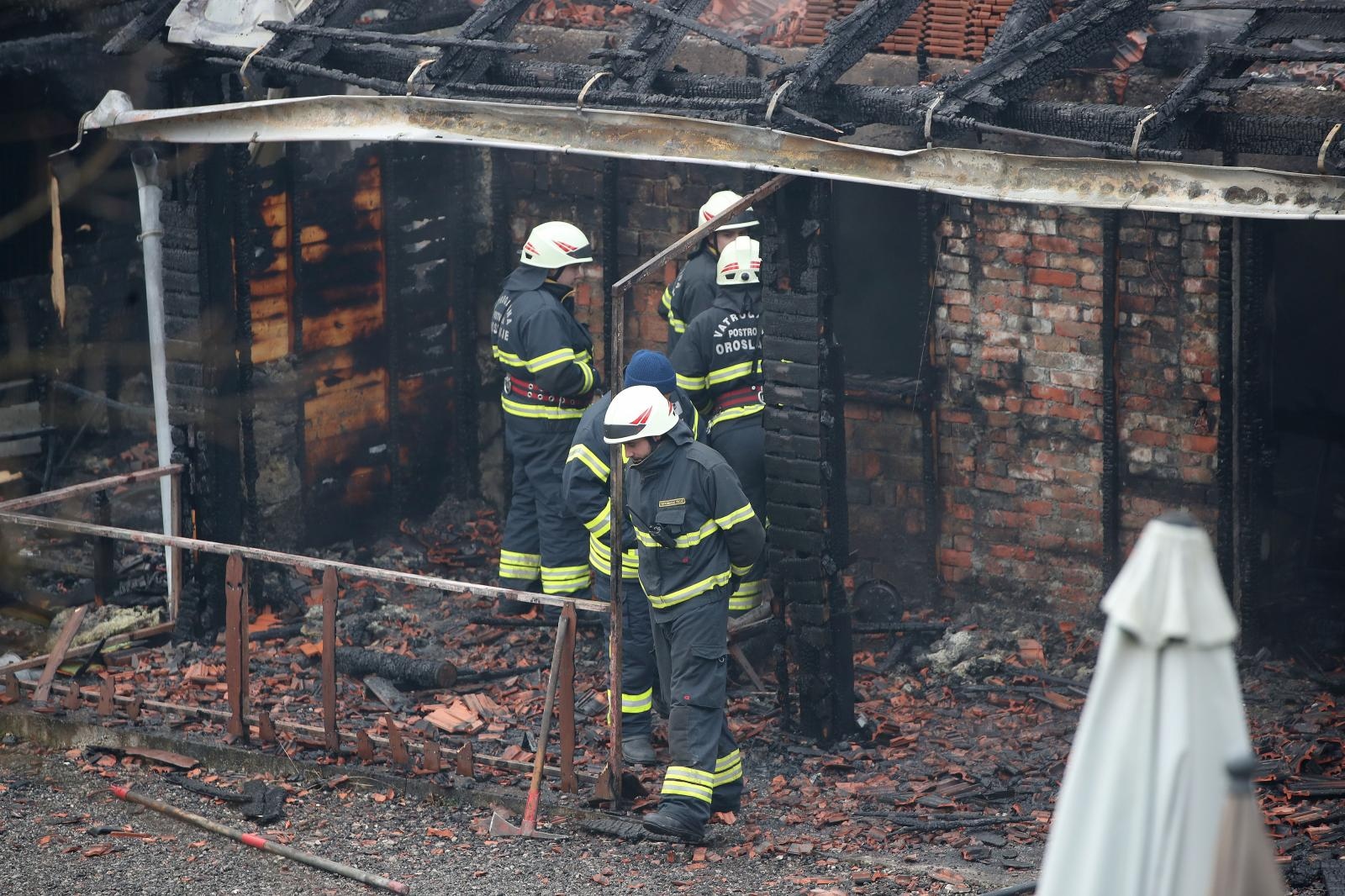 11.01.2020., Andrasevec - U Domu za starije i nemocne osobe izbio je pozar u kojemu je smrtno stradalo sest osoba. Photo: Igor Kralj/PIXSELL