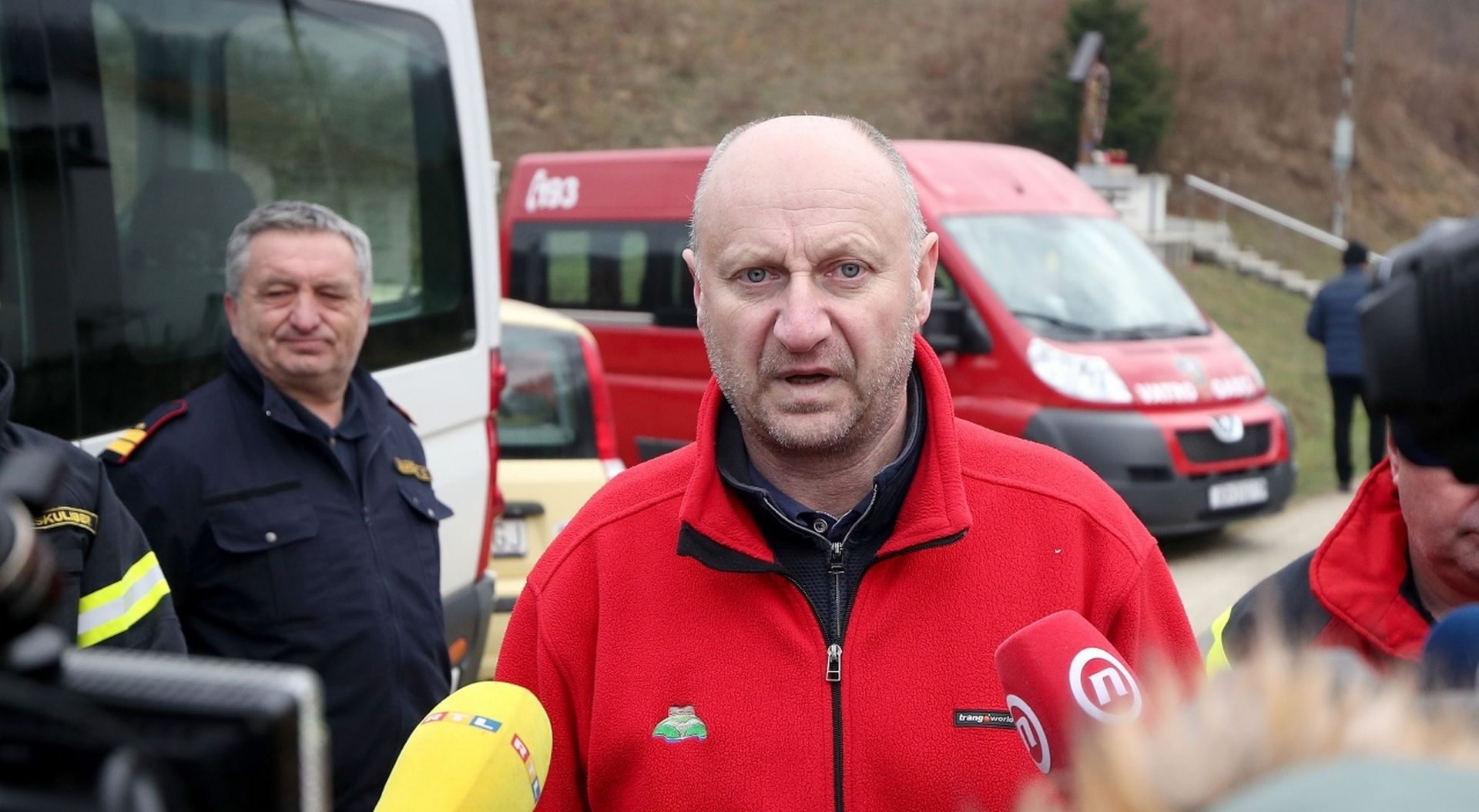 11.01.2020., Andrasevec - U Domu za starije i nemocne osobe izbio je pozar u kojemu je smrtno stradalo sest osoba. Zupan Krapinsko-zagorske zupanije Zeljko Kolar. Photo: Igor Kralj/PIXSELL