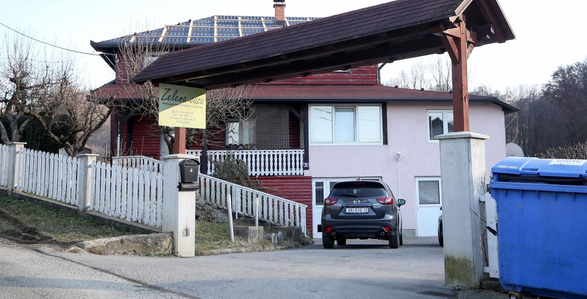 11.01.2020., Andrasevec - Centralni objekt Doma za starije i nemocne osobe "Zelena oaza" u kojemu je izbio pozar te je smrtno stradalo sest korisnika doma. Photo: Igor Kralj/PIXSELL