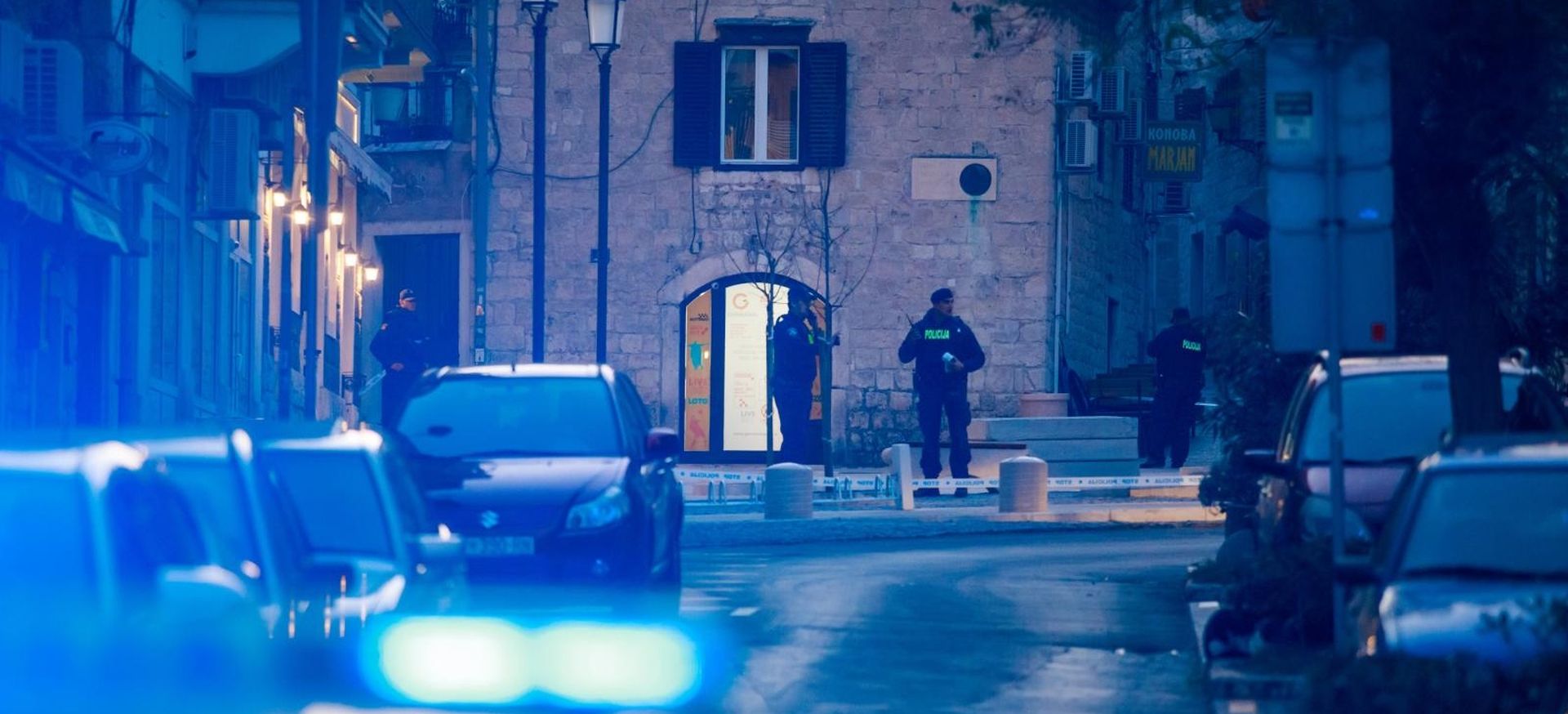 11.01.2020., U centru Splita, u blizini crkve svetog Frane u Radmilovicevoj ulici, upucan je muskarac, a nedugo nakon toga upucan je jos jedan muskarac na Sperunu. Photo: Milan Sabic/PIXSELL
